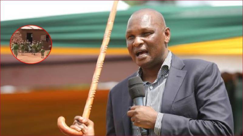President William Ruto's aide, Farouk Kibet, lamented about the sorry state of learning infrastructure at Kosachei Adventist Primary School.